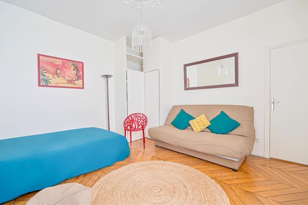 Radiant Flat - Spacious Studio Apartment - Marais Paris Dış mekan fotoğraf